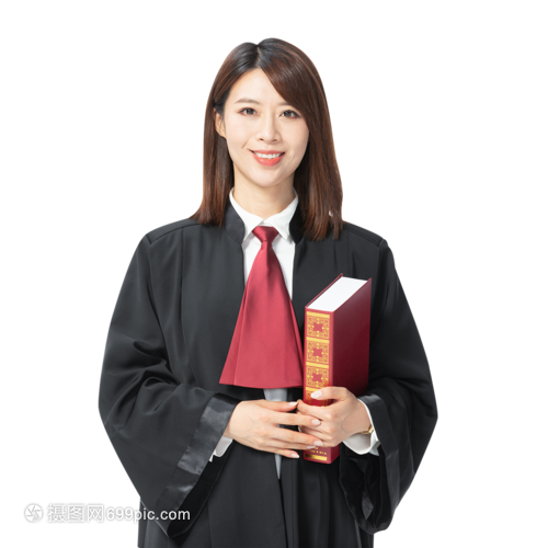 青年女性律师形象